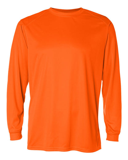 Badger B-Core Long Sleeve T-Shirt 4104 #color_Safety Orange