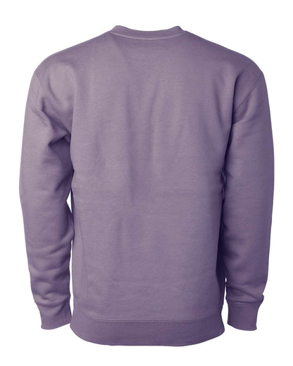 Independent Trading Co. Heavyweight Crewneck Sweatshirt IND3000 #color_Plum