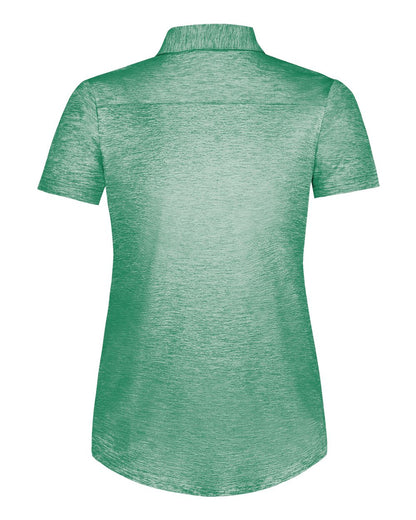 Holloway Women's Electrify CoolCore® Polo 222772 #color_Kelly Heather