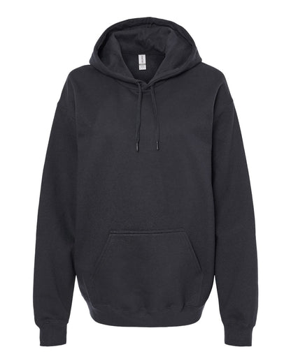 Gildan Unisex Softstyle® Midweight Hooded Sweatshirt SF500 #color_Black