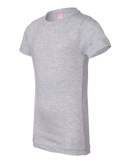 LAT Girls' Fine Jersey Tee 2616 #color_Heather