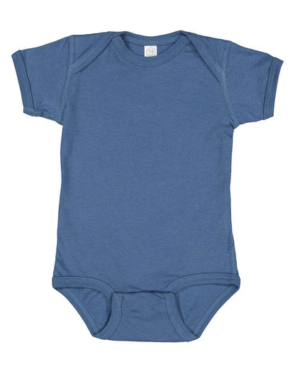 Rabbit Skins Infant Fine Jersey Bodysuit 4424 #color_Indigo