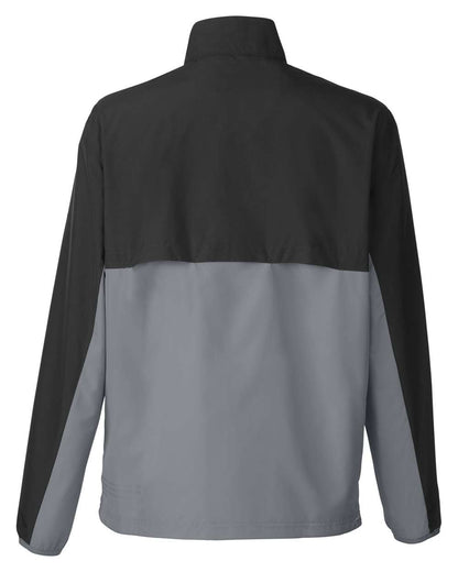 Puma Golf Men's 1st Mile Wind Jacket 599128 #color_Puma Black/ Quiet Shade