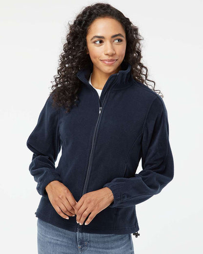 Burnside Women's Polar Fleece Full-Zip Jacket 5062 #colormdl_Navy