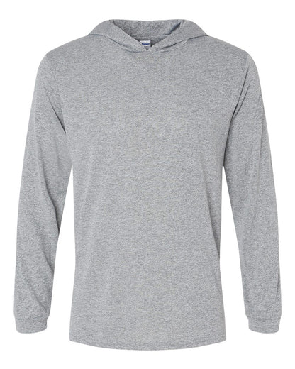 Paragon Unisex Bahama Performance Hooded Long Sleeve T-Shirt 220 #color_Heather Grey