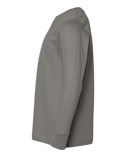 LAT Youth Fine Jersey Long Sleeve Tee 6201 #color_Titanium