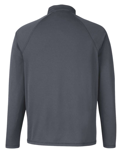 North End Men's Revive Coolcore® Quarter-Zip Pullover NE410 #color_Carbon
