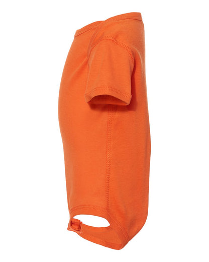 Rabbit Skins Infant Baby Rib Bodysuit 4400 #color_Orange