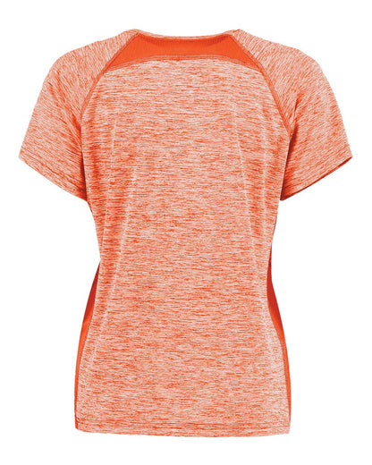 Holloway Women's Electrify CoolCore® V-Neck T-Shirt 222771 #color_Orange Heather