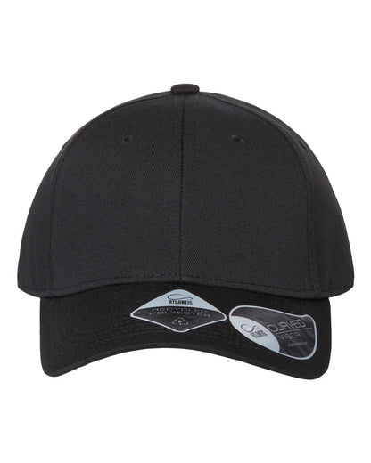 Atlantis Headwear Sustainable Structured Cap JOSHUA #color_Black