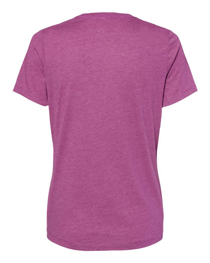 BELLA + CANVAS Women’s Relaxed Fit Heather CVC Tee 6400CVC #color_Heather Magenta