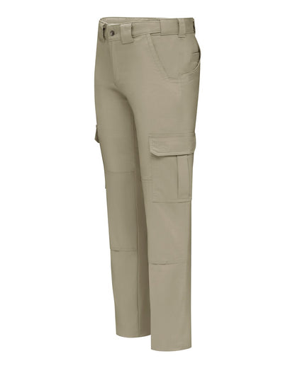 Dickies Women's Extended Sizes Tactical Pants FP78EXT #color_Desert Sand - 37 Unhemmed