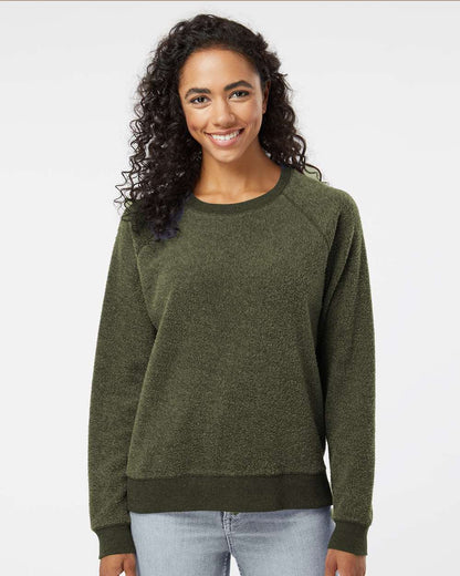 Boxercraft Women's Fleece Out Pullover K01 #colormdl_Olive