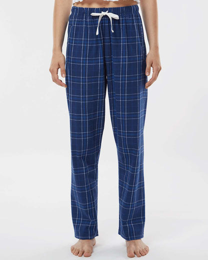 Boxercraft Women's Haley Flannel Pants BW6620 #colormdl_Navy Field Day Plaid