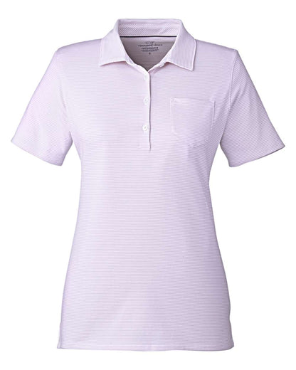 vineyard vines Women's Fanshell Polo G001320 #color_Lavender/ White Cap