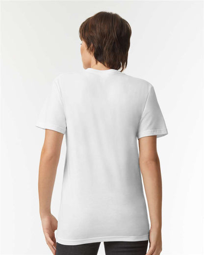 American Apparel CVC V-Neck Tee 2006CVC #colormdl_White