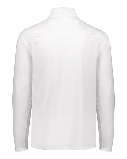 Holloway Men's Electrify CoolCore® Quarter-Zip Pullover 222574 #color_White