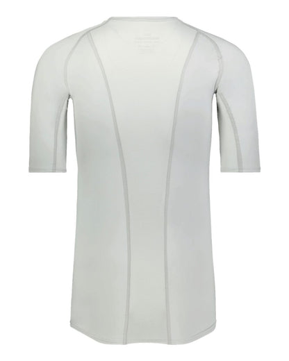 Russell Athletic Unisex CoolCore® Half Sleeve Compression Shirt R21CPM #color_Grid Iron Silver
