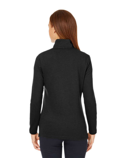 Devon & Jones Women's New Classics® Performance Quarter-Zip Pullover DG400W #colormdl_Black