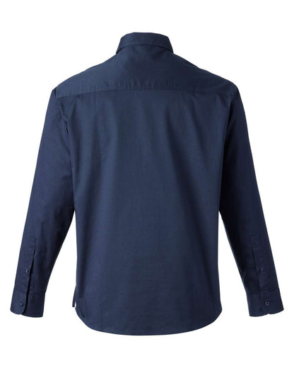 Harriton Men's Advantage IL Workshirt M585L #color_Dark Navy