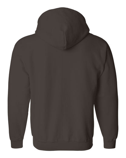Gildan Unisex Heavy Blend™ Full-Zip Hooded Sweatshirt 18600 #color_Dark Chocolate