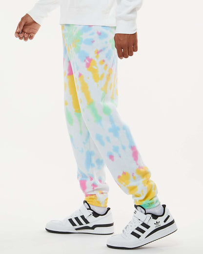 Dyenomite Dream Tie-Dyed Sweatpants 973VR #colormdl_Devine