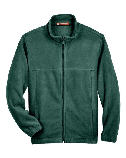 Harriton Youth Full-Zip Fleece M990Y #color_Hunter