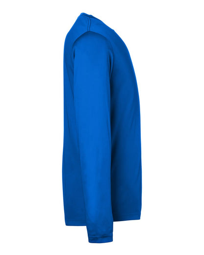 CORE365 Unisex Capital Long Sleeve Performance T-Shirt CE10L #color_True Royal