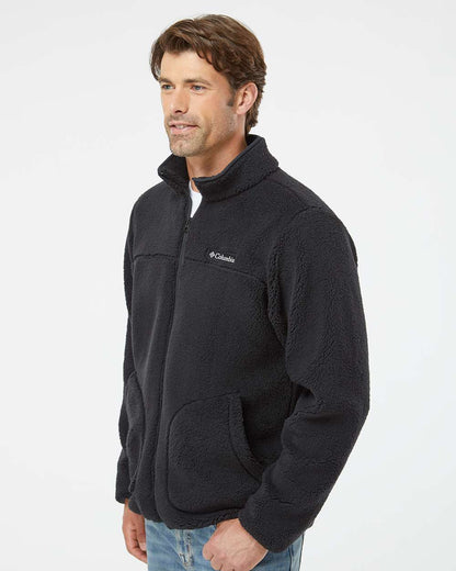 Columbia Men's Rugged Ridge™ II Sherpa Fleece Full-Zip 191111 #colormdl_Black