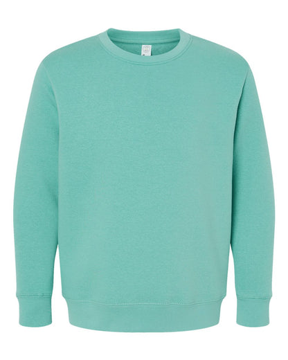 LAT Youth Elevated Fleece Crewneck Sweatshirt 2225 #color_Saltwater