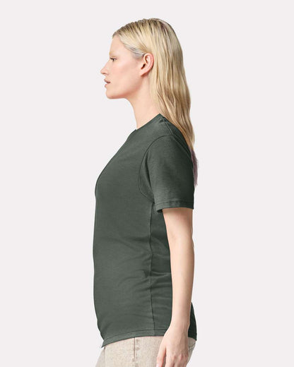 American Apparel Unisex CVC Tee 2001CVC #colormdl_Heather Forest