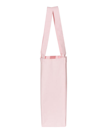 Q-Tees 12L Gussetted Shopping Bag Q1000 #color_Light Pink