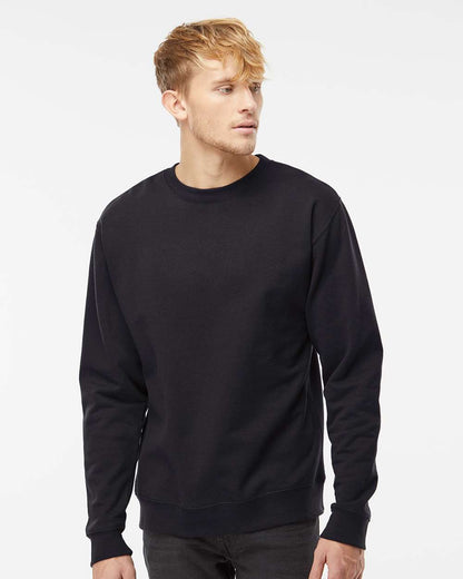 Independent Trading Co. Midweight Crewneck Sweatshirt SS3000 #colormdl_Black