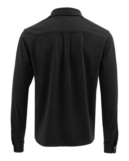 Recover Men's Eco Button Down Shirt EC650 #color_Black
