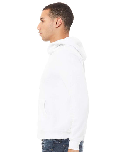 BELLA + CANVAS Sponge Fleece Hoodie 3719 #colormdl_White