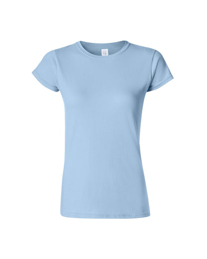 Gildan Women's Softstyle® T-Shirt 64000L #color_Light Blue