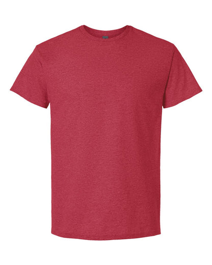 Gildan Unisex Light Cotton T-Shirt 3000 #color_Heather Red