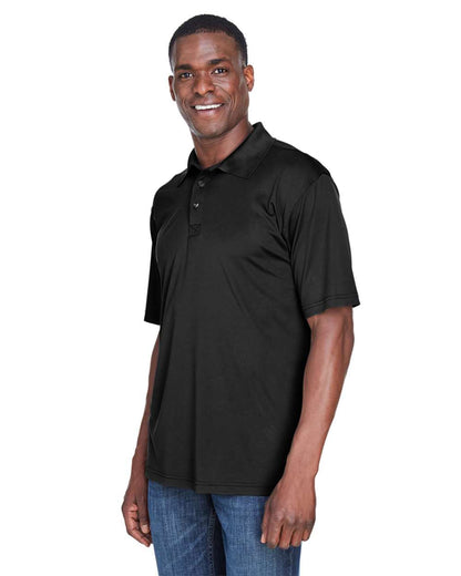 UltraClub Men's Cool & Dry Sport Performance Interlock Polo 8425 #colormdl_Black