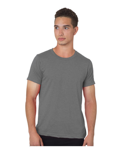 Bayside 50/50 Fine Jersey T-Shirt 9510 #color_Heather Charcoal