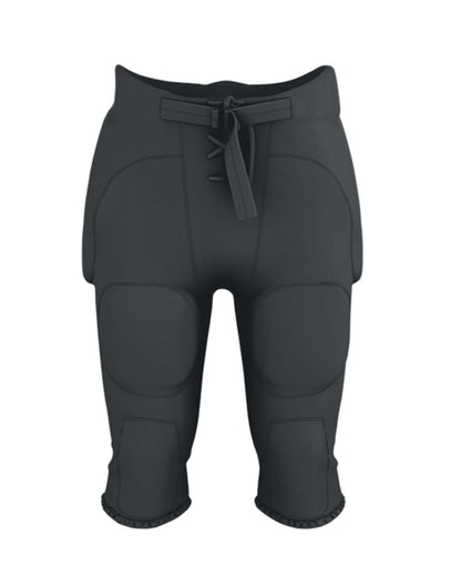 Alleson Athletic Youth Integrated Football Pants 681Y #color_Black