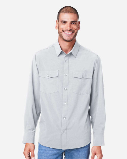 CORE365 Men's Ultra UVP® Marina Shirt CE510L #colormdl_Platinum