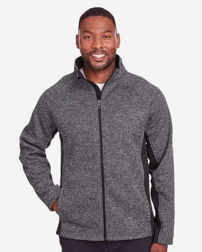 Spyder Men's Constant Full-Zip Sweater Fleece Jacket 187330 #colormdl_Black Heather/ Black