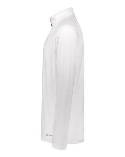 Holloway Men's Electrify CoolCore® Quarter-Zip Pullover 222574 #color_White