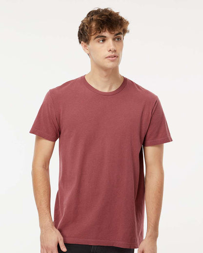 M&O Unisex Vintage Garment-Dyed T-Shirt 6500M #colormdl_Brick