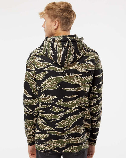 Independent Trading Co. Heavyweight Hooded Sweatshirt IND4000 #colormdl_Tiger Camo