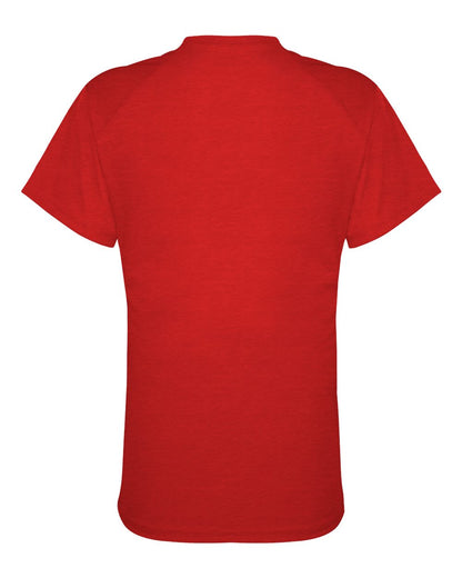 Badger FitFlex Women's Performance V-Neck T-Shirt 1002 #color_Red