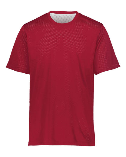 Augusta Sportswear Unisex Mesh Reversible Jersey 1602 #color_Scarlet/ White