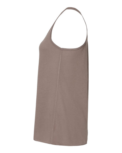 BELLA + CANVAS Women's Flowy Racerback Tank 8800 #color_Pebble Brown