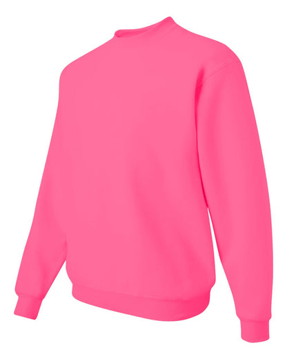 JERZEES Unisex NuBlend® Crewneck Sweatshirt 562MR #color_Neon Pink