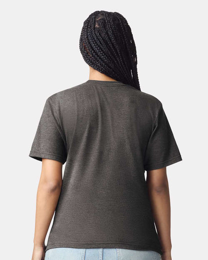 American Apparel Unisex CVC Tee 2001CVC #colormdl_Heather Asphalt